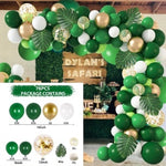 Tropical Green Theme Balloon Garland Arch Kit