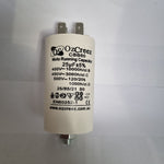 CBB60 25uF 450V 50/60Hz 4 Pin With Thread Motor Start Run Capacitor HVAC Washer Dryer Pump Compressor