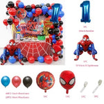 Spider Man Theme Balloon garland Arch Kit