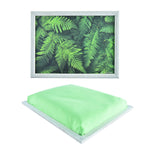 Green Leaves Bean Bag Lap Tray - Perfect for TV Dinners & Breakfast in Bed