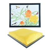 Spring Blossom Bean Bag Lap Tray: Perfect for TV Dinners and Breakfast in Bed