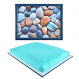 Gemstone-Inspired Bean Bag Lap Tray - Perfect for TV Dinners, Breakfast in Bed, and More