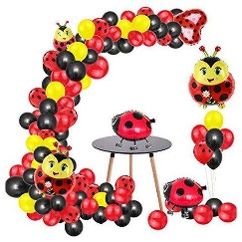 Ladybug Theme Balloon Garland arch Kit