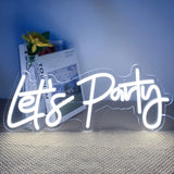 Neon Sign - Let's Party