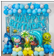 Balloon Garland Kit- Sea Animals Theme