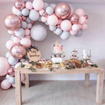 Balloon Garland Kit- soft pink and blue theme balloons