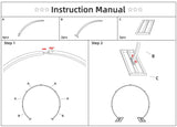 Round Arch Shape Backdrop stand