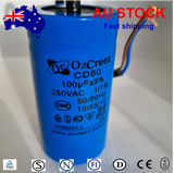 Original High Quality Motor Start Run Capacitor CD60 100uF 250V / 450V 50/60Hz Capacitor - AU