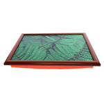 Bean Bag Lap Tray Table TV Dinner Stable Table Breakfast Serving Tray Laptray - Design # Tropical Leaves