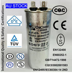 Original CBB65 CBB65A-1 450VAC 50/60Hz 6uF Air Conditioner Compressor Motor Run Capacitor