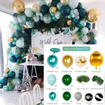 Balloon Garland Arch Chain Matte Rainbow Balloons Arch