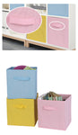 Foldable Folding Storage Cube Storage Box Bookcase Fabric Cubes Toy Organiser