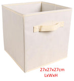 Foldable Folding Storage Cube Storage Box Bookcase Fabric Cubes Toy Organiser-AU