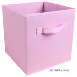 Foldable Folding Storage Cube Storage Box Bookcase Fabric Cubes Toy Organiser-AU