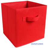 Foldable Folding Storage Cube Storage Box Bookcase Fabric Cubes Toy Organiser-AU