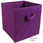 Foldable Folding Storage Cube Storage Box Bookcase Fabric Cubes Toy Organiser-AU