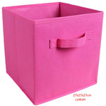 Foldable Folding Storage Cube Storage Box Bookcase Fabric Cubes Toy Organiser-AU