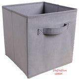 Foldable Folding Storage Cube Storage Box Bookcase Fabric Cubes Toy Organiser-AU