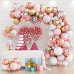 Rose Gold Balloon Garland Rose Gold Birthday Decor Balloons Arch Kit Garlands