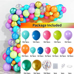 Circus Rainbow Balloons Garland Kit