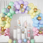 Balloon Garland Arch Chain Matte Rainbow Balloons Arch