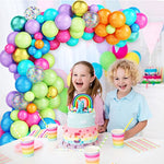 Circus Rainbow Balloons Garland Kit