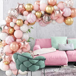 Rose Gold Balloon Garland Rose Gold Birthday Decor Balloons Arch Kit Garlands