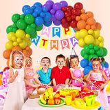 Rainbow Balloons Garland Kit