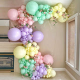 Balloon Garland Arch Chain Matte Rainbow Balloons Arch