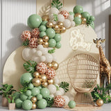 Balloon Arch Garland Kit Jungle Safari Zebra Theme