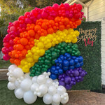 Rainbow Balloons Garland Kit