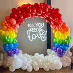 Rainbow Balloons Garland Kit