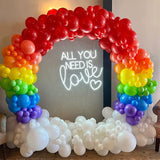 Rainbow Balloons Garland Kit