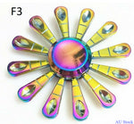 Gyro Hand Fidget Spinner Rainbow Colorful Anti-Anxiety Toy Zinc Alloy Hot Wheels