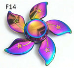 Gyro Hand Fidget Spinner Rainbow Colorful Anti-Anxiety Toy Zinc Alloy Hot Wheels