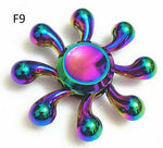 Gyro Hand Fidget Spinner Rainbow Colorful Anti-Anxiety Toy Zinc Alloy Hot Wheels