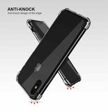 Clear Shockproof Silicone TPU Back Case Cover Air Cushion iPhone 11 Pro X XS -AU