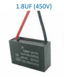 CBB61 Fan Starting Capacitor 1uF, 1.5uF, 1.8uF, 2uF, 2.5uF, 3uF, 3.5uF, 4uF, 6uF, 8uF, 10uF for Ceiling Fan