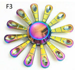 Gyro Hand Fidget Spinner Rainbow Colorful Anti-Anxiety Toy Zinc Alloy Hot Wheels