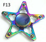 Gyro Hand Fidget Spinner Rainbow Colorful Anti-Anxiety Toy Zinc Alloy Hot Wheels (F13)