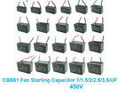 CBB61 Fan Starting Capacitor 1 1.5 1.8 2 2.5 3 3.5 4 6 8 10UF For Ceiling Fan