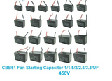 CBB61 Fan Starting Capacitor 1 1.5 1.8 2 2.5 3 3.5 4 6 8 10UF For Ceiling Fan