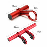 Bike Handlebar Extender Flashlight Holder Bicycle Extension Mount Bracket