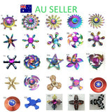 Gyro Hand Fidget Spinner Rainbow Colorful Anti-Anxiety Toy Zinc Alloy Hot Wheels