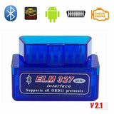 Bluetooth ELM327 Scanner V2.1 ELM327 OBD2 Code Reader Support OBDII Protocols